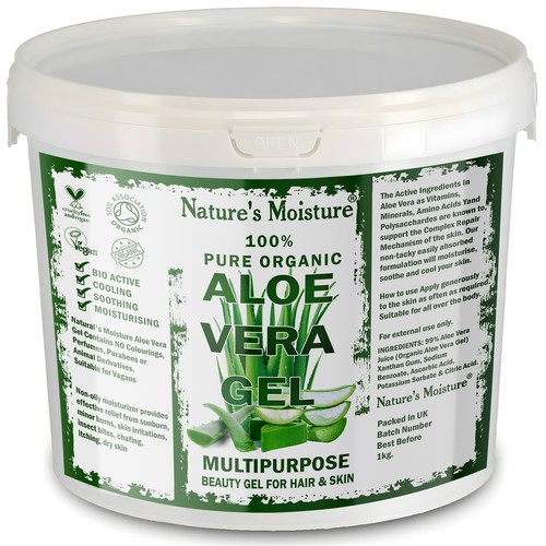 1kg 100 puro gel aloe - 100%,