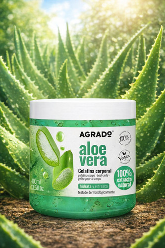 Agrado aloe vera gel corpo - agrado, 400