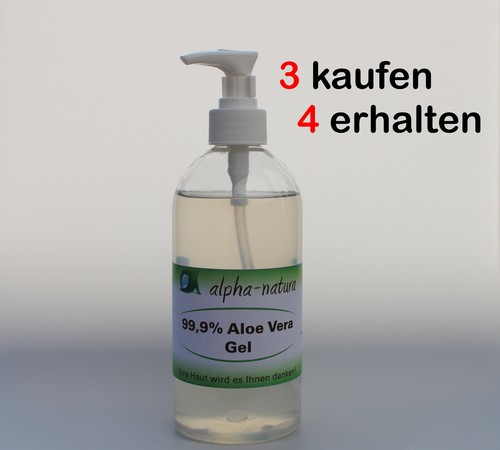 Gel aloe vera 500ml 100 - aloe,